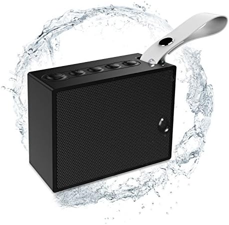 Rugged Outdoor Waterproof Bluetooth Speaker Shockproof Dustproof Portable Small Bluetooth Wireless Speakers Rechargeable with Mic Loud Rock for Beach Pool Camping Hiking Biking Party 10 Hours Playtime