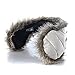 180s Down With Fur Behind The Head Ear Warmer (White)