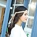 AWAYTR Tribal Style Feather Boho Headband Beads Cute Masquerade Fancy Dress Waistband Headpieces Hippie Hair Accessories (1)