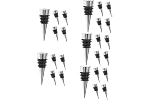 HOLIDYOYO 25pcs Wine Bottle Stoppers DIY Wine Plugs Decorative Bottle Stopper for Parties
