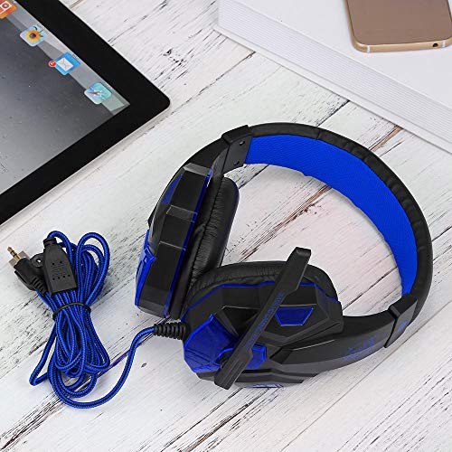 Festnight Gaming Headset, USB 3.5mm Interface OverEar Headphone PC