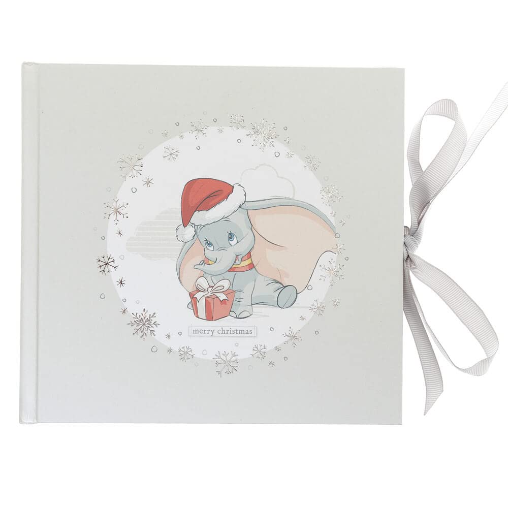 Widdop Disney Baby's First Christmas Photo Album - Holds 50 6"x4" Photos - Dumbo