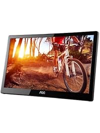 AOC e1659Fwu 16-Inch Ultra Slim 1366x768 Res 200 cd/m2 Brightness USB 3.0-Powered Portable LED Monitor w/ Case