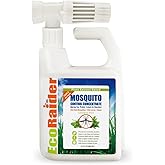 EcoVenger by EcoRaider Mosquito Control Triple-Action Hose-end Spray 32OZ, Kills All Stages+ Larvae Control+ Lasting Repellency, Citrus Scent, Non-Toxic Child-&-Pet-Safe