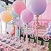 36 Inch Big Round Balloons 7 Pack Macaron Assorted Colors Thick Giant Balloons Pastel Balloon for Party Decorations by IN-JOOYAA