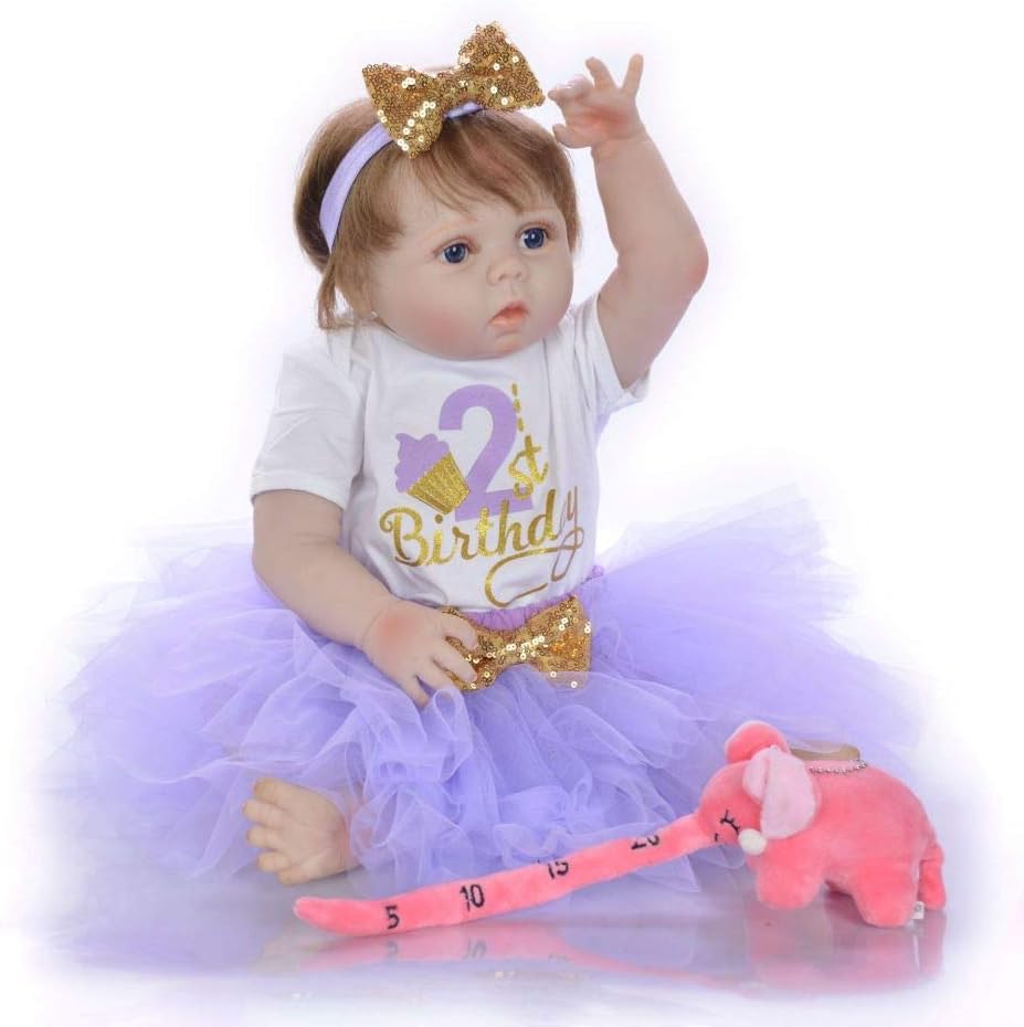 Prezzo WYCD Bambola Rinata Realistica Ragazza Simulazione Silicone Vinile Reborn Bambola 22pollici 57Centimetri Bambino Ragazzo Offerte