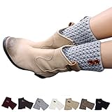 DZT1968® Women Girl Short Knit Button Leg Warmer Boots Socks For Fall Winter