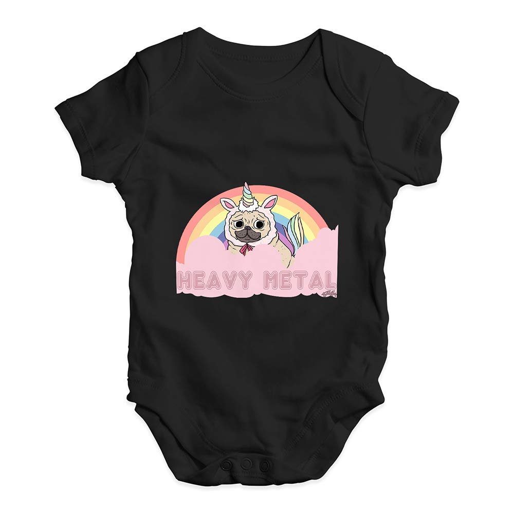 heavy metal baby grow