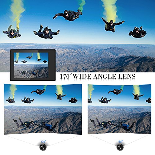 LeadTry-HP7R-Full-4K-HD-Action-Camera-Wifi-Mini-12MP-Underwater-Photography-Cam-100Ft-Waterproof-Sport-Video-Camcorders-170Deg-Wide-Angle-Lens-Recording-DV-with-2-Batteries-1350mAh-26-Accessories