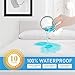 Adoric Life King Size Mattress Protector, 100% Waterproof Super Soft Breathable Noiseless Premium Fitted Mattress Pad Cover Luxury Elastic Deep Pocket Bed Cover-Vinyl Free