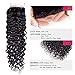 Brazilian Virgin Curly Human Hair Lace Closure 100% Unprocessed Jerry Curly Human Hair Lace closure 4X4 Three Part (16 Inch)