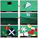 Coxeer Felt Christmas Tree, 3.28FT DIY Christmas Tree with 28 PCS Ornaments for Kids New Year Door Wall Hanging Xmas Tree Decoration