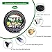 Gesentur Drip Irrigation Kit, 59ft (18M) Misting Cooling System, Adjustable Automatic Micro Drip Irrigation System Suit for Garden Landscape, Flower Bed Patio, Greenhouse, Plants