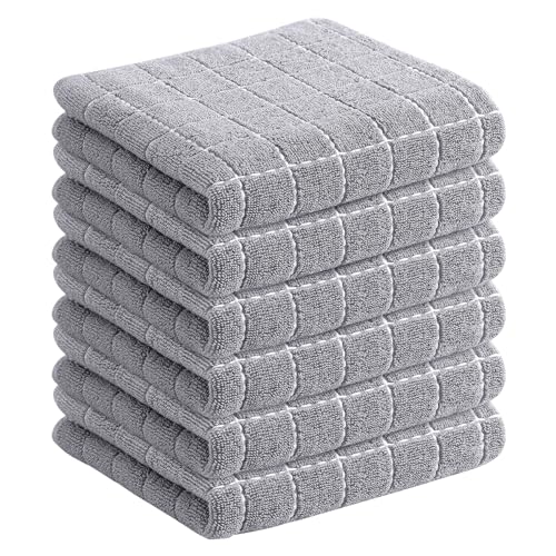 Homaxy 100% Cotton Terry Kitchen Towels