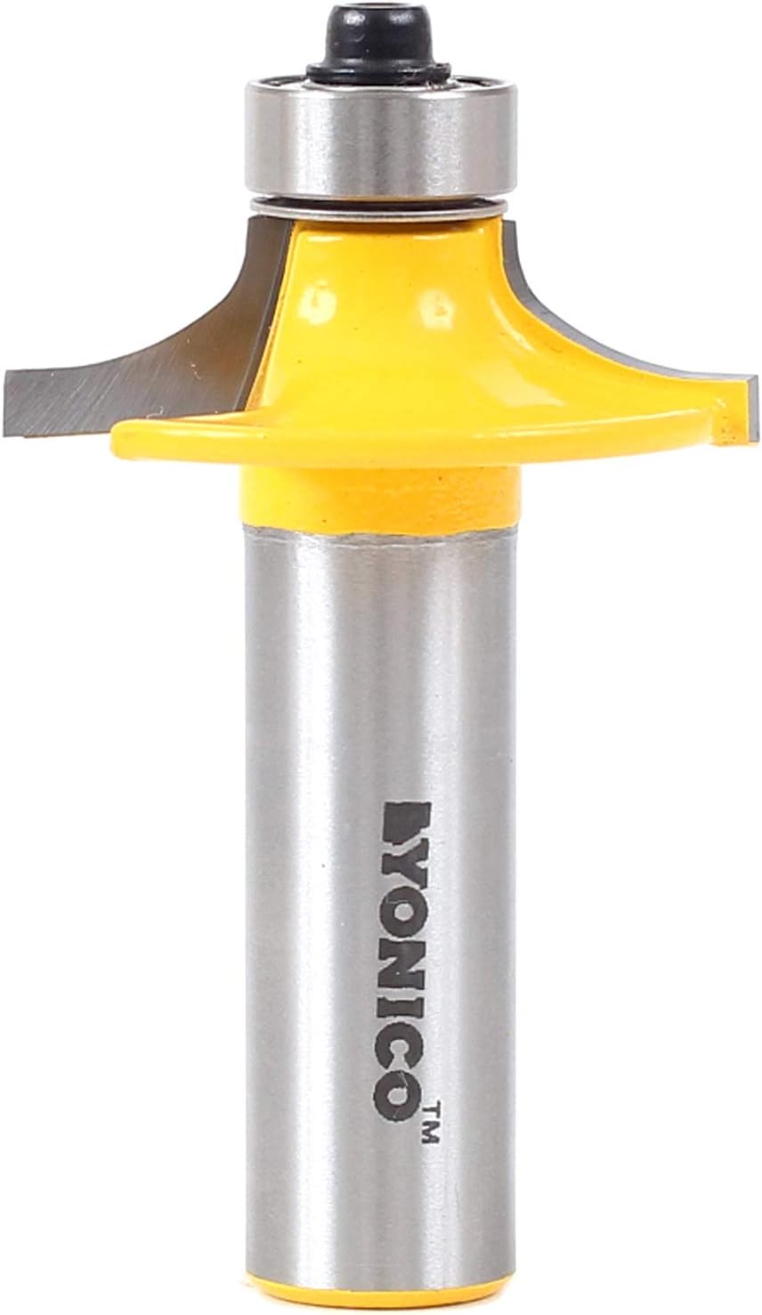 Yonico 13139 - Table Edge Router Bit, Thumbnail - Diameter: 1-3/8", Cutting Depth: 7/16" - 1/2" Shank, 1/2 Inch