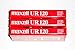 Maxell Audio Cassette Normal Bias UR 120 IEC Type I EQ 120us PACK OF 3