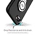 ICONFLANG iPhone 8 Case, iPhone 7 Case,iPhone SE 2nd Generation Case, 360 Degree Rotating Ring Kickstand Case Shockproof Impact Protection Function Can Work with Magnetic Car Mount case 2018 Black