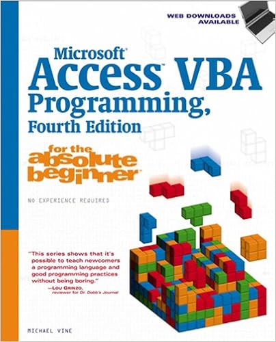 Amazoncom Microsoft Access Vba Programming For The - 