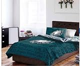 Philadelphia Eagles NFL Full Comforter & Sheet Set (5 Piece Bedding)