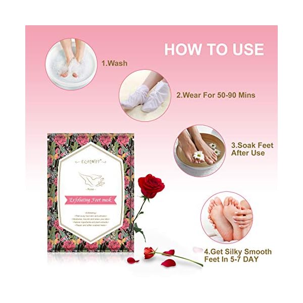 3-Pack-Foot-Peel-Mask-Foot-Peel-Mask-for-hard-skin-Remove-callus-peel-and-dead-skin-foot-mask-Foot-remover-membrane-suit-foot-peeling-mask-Peeling-Care-Rose 3 Pack Foot Peel Mask, Foot Peel Mask for hard skin, Remove callus peel and dead skin foot mask, Foot remover membrane…