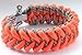 Jagged Claw 550 lb Paracord Survival Bracelet with Adjustable Bow Shackle