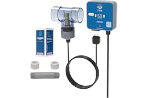 Mineral Lion Pool Ionizer by ClearBlue Ionizer - Self-Cleaning, Inline Copper Ionizer for Above Ground Pools - Works in All Sun Conditions - Nothing Floating - Installs in 20 Minutes with No Gluing