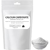 Calcium Carbonate Powder Food Grade - 2 Oz (56.7 g) - Use in Winemaking Brewing Baking Cooking Juices Jams Preserves - Sold b
