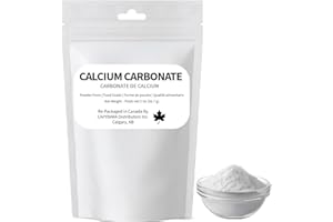 Calcium Carbonate Powder Food Grade - 2 Oz (56.7 g) - Use in Winemaking Brewing Baking Cooking Juices Jams Preserves - Sold b