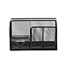 7 Compartment Wire Mesh Desk Organizer, Black, Compact Caddy for Desk Accessories, Perfect for Home, Students, or Office