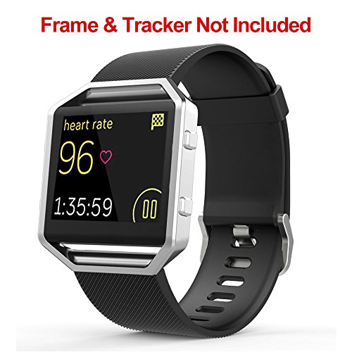 UMTELE Soft Silicone Replacement Band for Fitbit Blaze Smart Fitness