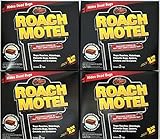 Black Flag 8 traps Roach Motel Cockroach Killer bait Glue Trap