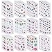 Tongnian Planner Stickers Set 48 Sheets Flowers Butterfly Stickers Decorative Adhesive Sticker Collection for Scrapbooking, Diary, Album, Bullet Journals, Laptops, Cup, DIY Arts and Craft