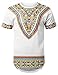 URBANCREWS Mens Hipster Hip Hop African Dashiki Graphic Top Shirts