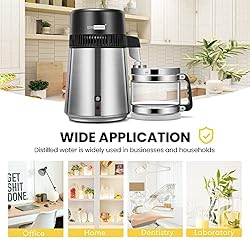 VIVOHOME 4L Brushed 304 Stainless Steel Water