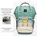 Reliancer Large Capacity Diaper Bag for Baby Care Multi-Function Waterproof Travel Nappy Bags Backpack Fashion Mummy Nursing Bag w/Insulated Pockets 6 Colors