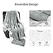 LANGRIA Sherpa Blanket Super Soft Warm Breathable Lightweight Reversible Bed or Couch Throw Fleece Blanket Eco-Friendly Easy Care for Winter (60 x 80 inches Twin Size, Grey)