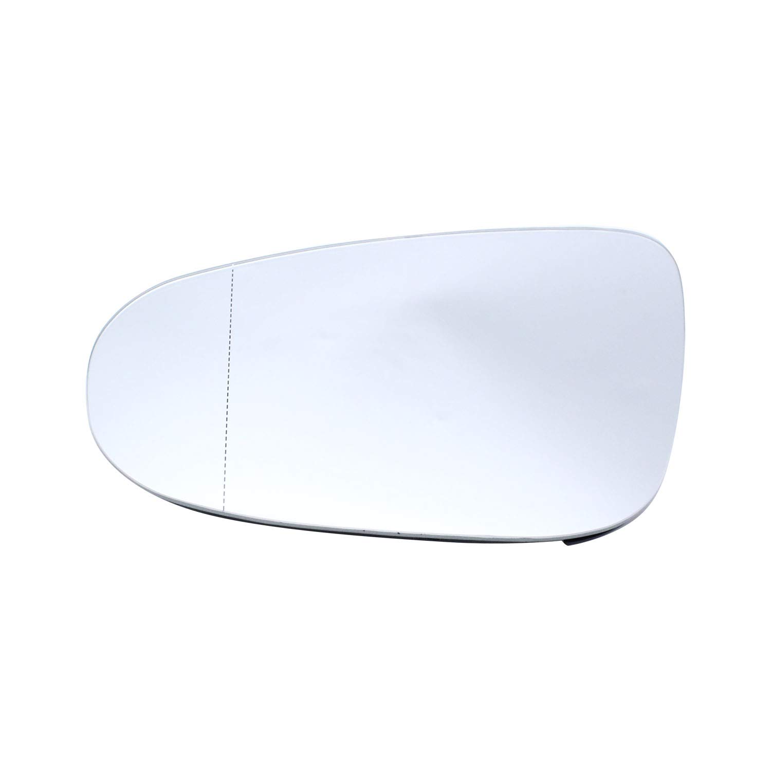 Heated Electric Wing Mirror Glass Left Passenger Side Compatible for VW GOLF MK6 2009-2012