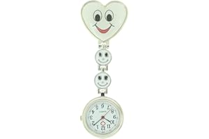 FOBTIME Silicone Pocket Brooch Clip Fob Medical Nurse Watch Pocket Clock Gift for Hospital Doctors Nursing Timepiece
