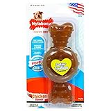 Nylabone Puppy Chew Gentle Chewing Just For Puppies Wolf Chicken Flavored Puppy Dog Ring Bone Teething Chew Toy