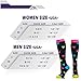 NEWZILL Medical Compression Socks for Women & Men Circulation 20-30 mmHg, Best for Running Athletic Hiking Travel Flight Nurses (Heart, XXL)