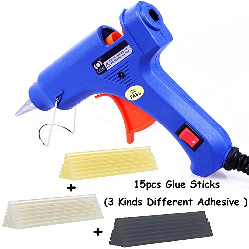 Buy Geli Hot Melt Glue Kit High Temperature Adhesive Mini Hot Glue 20