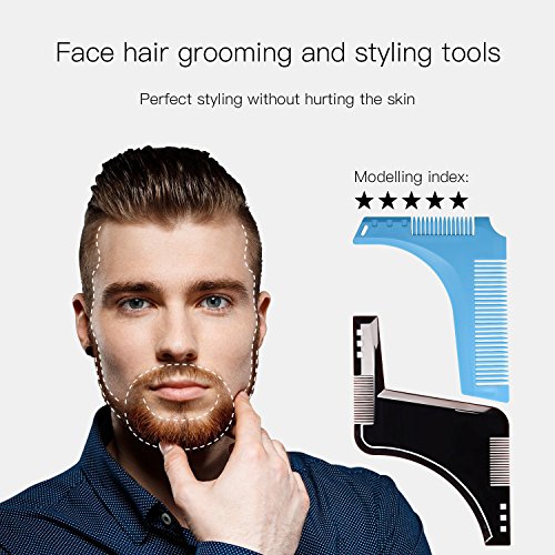 Beard Style Tool Shaping Comb ULG Template Shaper Edging Beards Facial