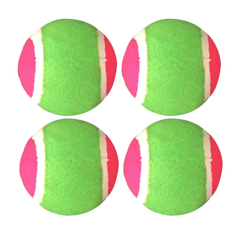 BESPORTBLE Toss & Catch Ball Set and Paddle Game Self Stick And Sticky Throw Deluxe Balls Children's Suction Cup 4pcs Replacement Outdoor Toys Sucker Beach Games For Kids Backyard Adults Random Color