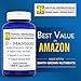 Mental Refreshment: D-Mannose - 1500mg Serving, 180 Capsules #1 Best for Urinary Tract Health (1 Bottle)