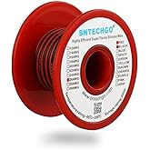 BNTECHGO 26 Gauge Silicone Wire Spool Red and Black Each 50ft 2 Separate Wires Flexible 26 AWG Stranded Tinned Copper Wire
