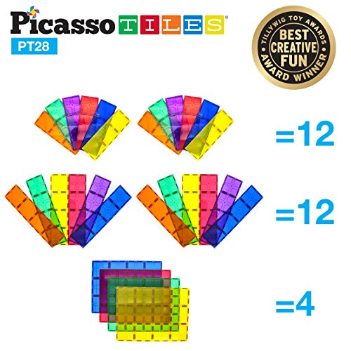 4 PicassoTiles+Stabilizer+Foundation+Educational+Construction