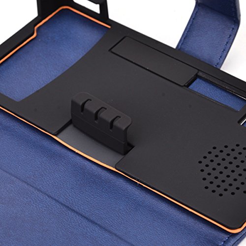 Midnight Blue Posh Kick X511, Titan Pro/Max HD E550 5.5", Ultra 5.0 LTE, Revel Pro X510, Orion Pro X500 Phone Case | Universal Smartphone Cover With Stand - Thumbnail 4