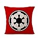 Bayyon Decorative Throw Pillow Covers Set of 4 Cotton Linen Cushion Star Wars Covers 18 x 18 inch (Set of 4)