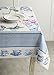 Maison d' Hermine Table Cloth Square Table 100% Cotton 60 x 60 Inches Tablecloth Reusable Decorative Everyday Use for Dining Room, Farmhouse, Home, Party, Festive & Wedding Spring Summer - Canton