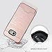 Galaxy A5 (2017 Version) Case, OUBA [Card Slot] [Kickstand Feature] Dual Layer Shock Absorbent Armor Hybrid Defender Shockproof Rugged Protective Cover case for Samsung Galaxy A5 2017 - Rose Gold